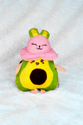 Softmate Avocado Pink Cute Food Plush Toy for Kids