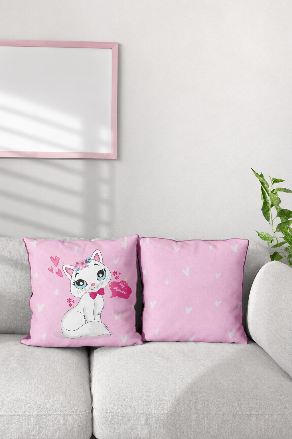 Softmate Cat Toy Cushions for Kids Soft Printed Pillow