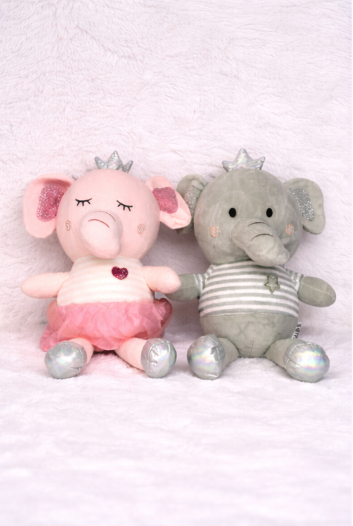 Softmate Crown Elephant Soft Toy for Kids